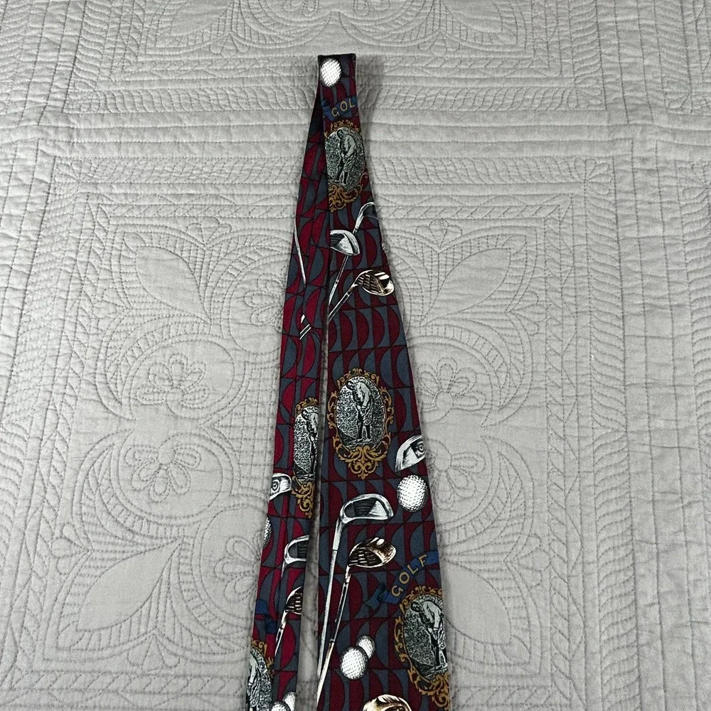 Mens Tie American Sports Classics Golf